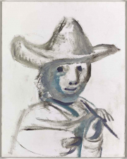 Pablo Picasso, Le Jeune peintre, 14 avril 1972, Huile sur toile, 91 x 72.5 cm, Musée national Picasso-Paris, Dation Pablo Picasso, 1979. MP228