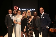 Breuninger Fashion Show Januar 2017Thomas Höhn, Massimo Sinato, Rebecca Mir, Amelie Klever, Monica Ivancan, Nelson Müller und Andreas Rebbelmund